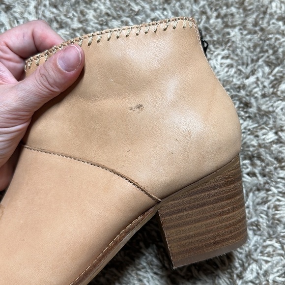 Toms Leila Tassel Zip Ankle Bootie In Sandstorm Tan - Picture 7 of 9